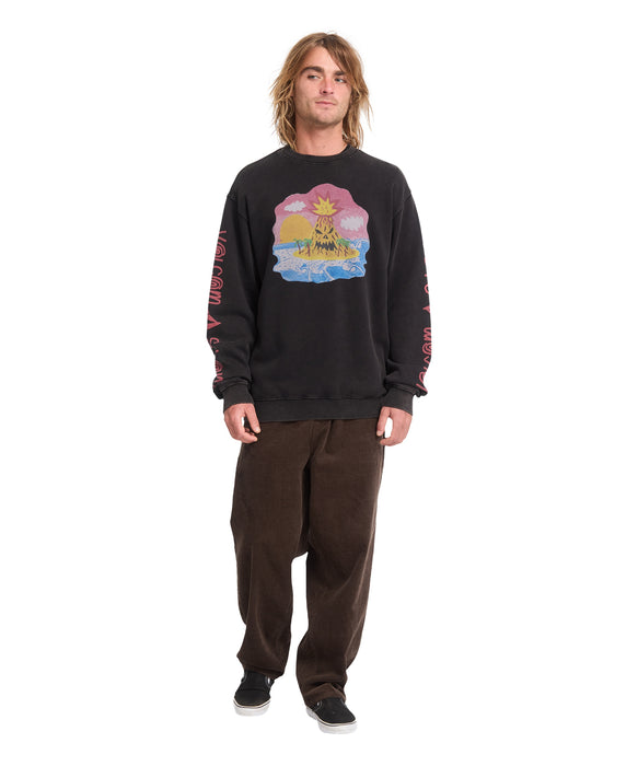 VOLCOM メンズ FA OZZY CREW トレーナー 【2026年秋冬モデル】 LAB / XL