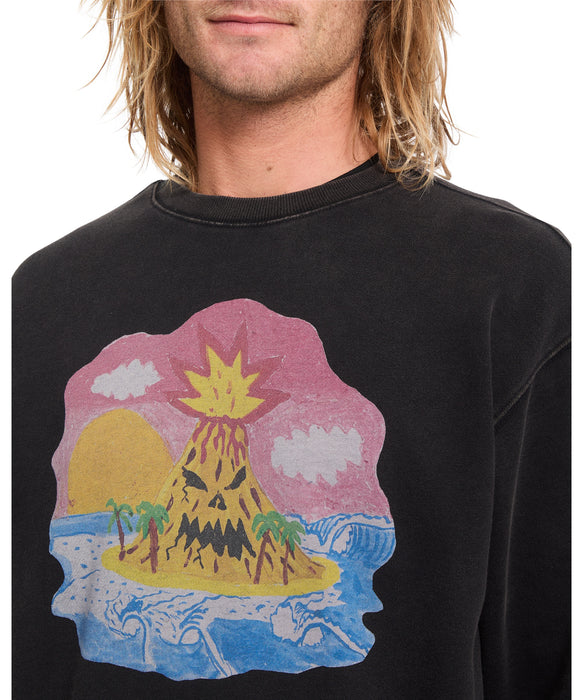 VOLCOM メンズ FA OZZY CREW トレーナー 【2026年秋冬モデル】 LAB / XL