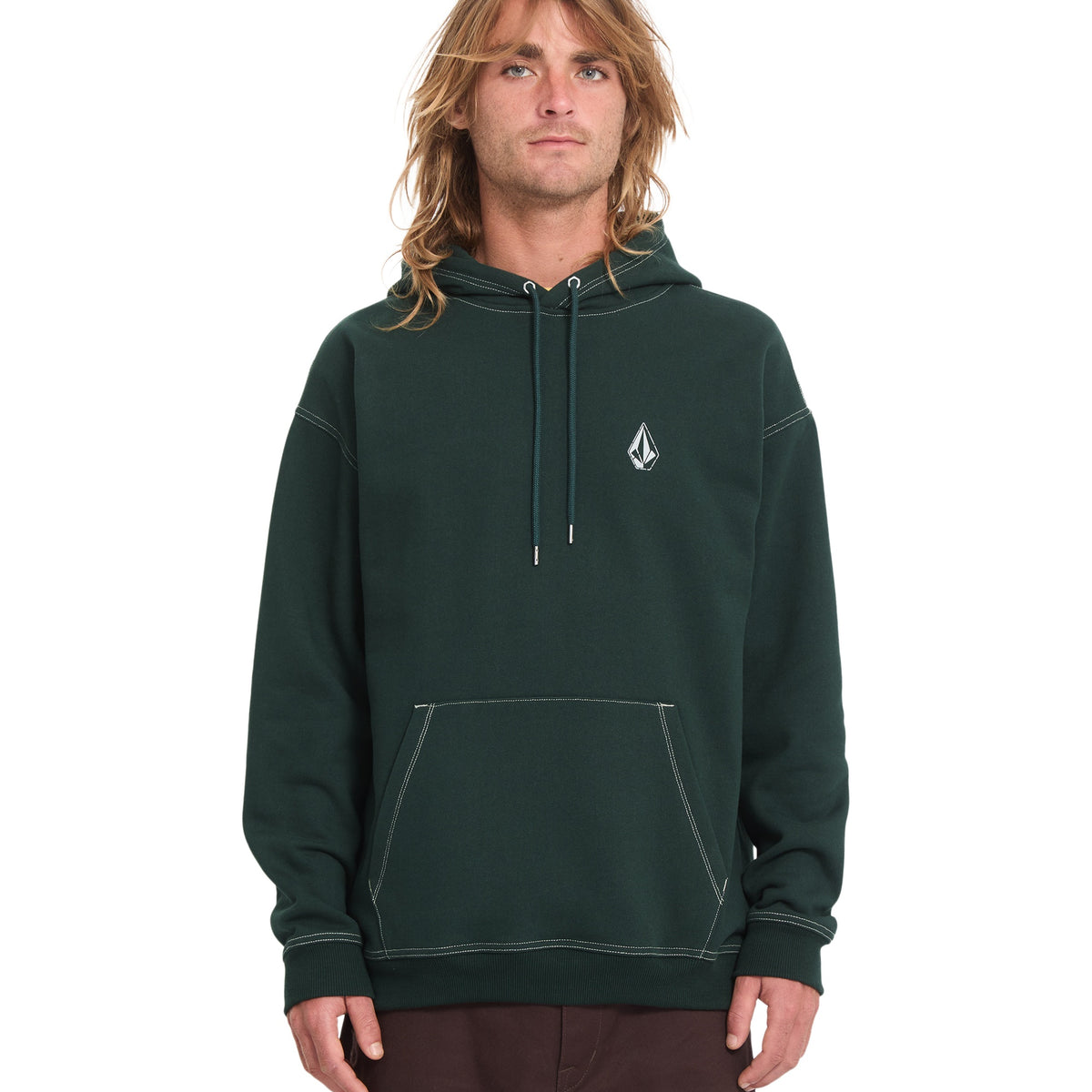 ⭐︎値下げしました⭐︎ VOLCOM フード付きウェア カーキ　ブラック VOLCOM メンズ SKIDDER PO パーカー 【2026年秋冬モデル】