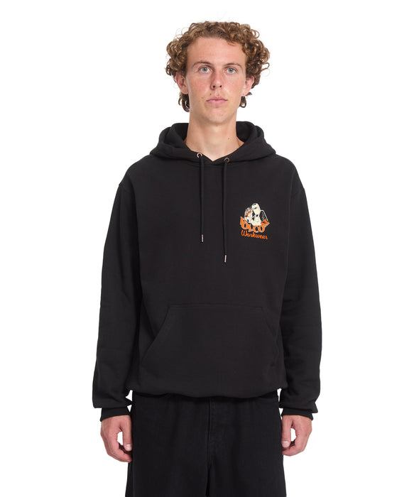 VOLCOM メンズ ALWAYS GRINDING PO パーカー 【2026年秋冬モデル】 BLK / XL