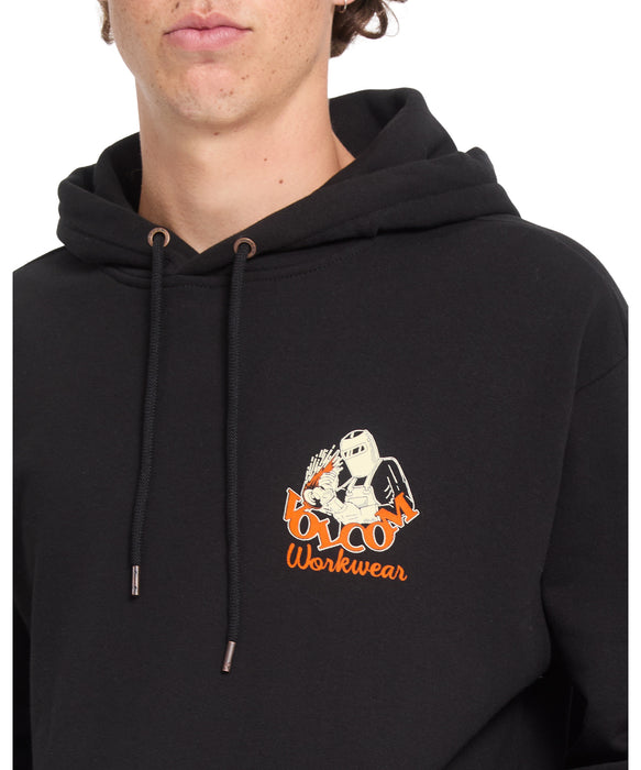 VOLCOM メンズ ALWAYS GRINDING PO パーカー 【2026年秋冬モデル】 BLK / XL