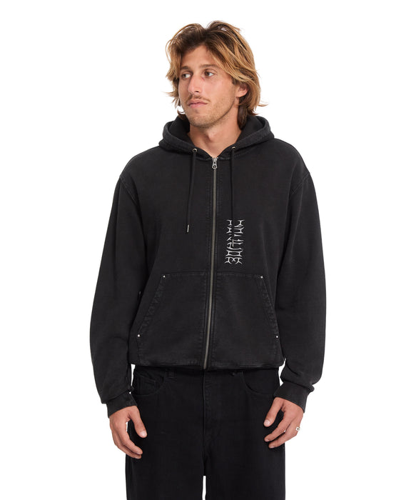 VOLCOM メンズ STUDDER ZIP パーカー 【2026年秋冬モデル】 BLK / XL