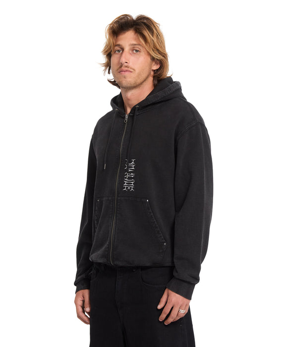 VOLCOM メンズ STUDDER ZIP パーカー 【2026年秋冬モデル】 BLK / XL