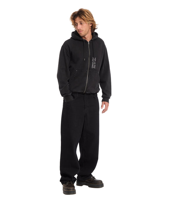 VOLCOM メンズ STUDDER ZIP パーカー 【2026年秋冬モデル】 BLK / XL