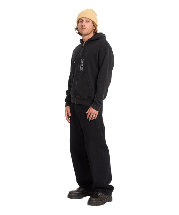 VOLCOM メンズ STUDDER ZIP パーカー 【2026年秋冬モデル】 BLK / XL