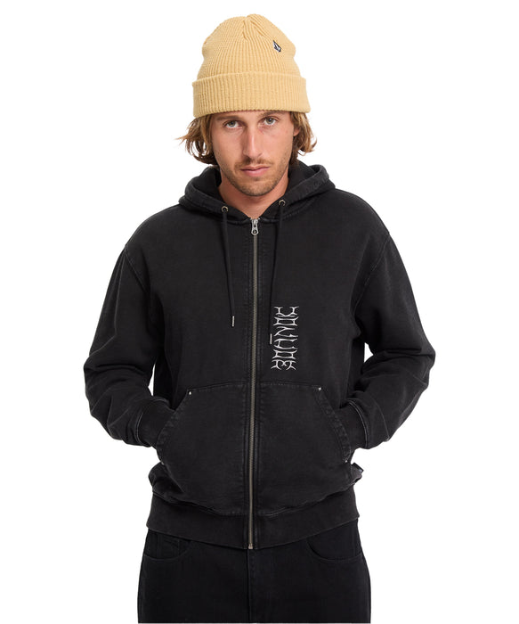 VOLCOM メンズ STUDDER ZIP パーカー 【2026年秋冬モデル】 BLK / XL