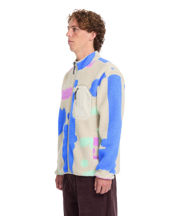 VOLCOM メンズ FA CARRAU FUZZAR ZIP ジャケット 【2026年秋冬モデル】 MLT / XL