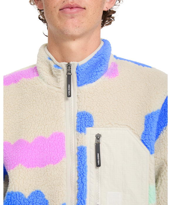 VOLCOM メンズ FA CARRAU FUZZAR ZIP ジャケット 【2026年秋冬モデル】 MLT / XL