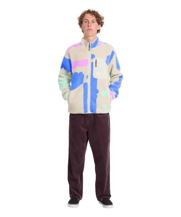 VOLCOM メンズ FA CARRAU FUZZAR ZIP ジャケット 【2026年秋冬モデル】 MLT / XL