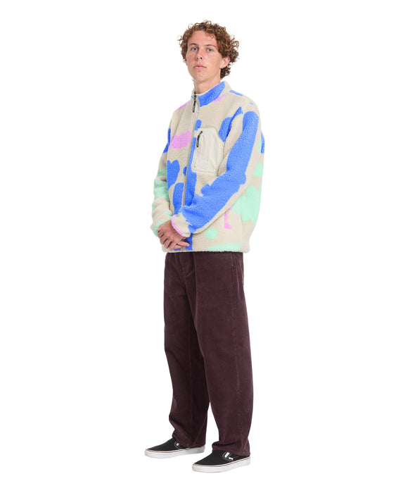 VOLCOM メンズ FA CARRAU FUZZAR ZIP ジャケット 【2026年秋冬モデル】 MLT / XL