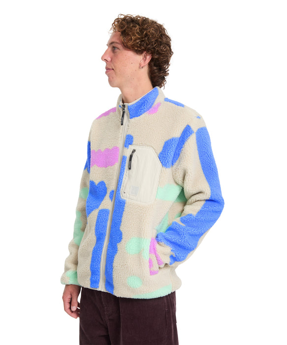 VOLCOM メンズ FA CARRAU FUZZAR ZIP ジャケット 【2026年秋冬モデル】 MLT / XL