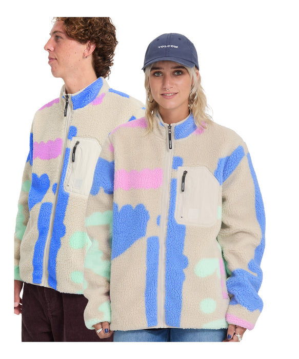 VOLCOM メンズ FA CARRAU FUZZAR ZIP ジャケット 【2026年秋冬モデル】 MLT / XL