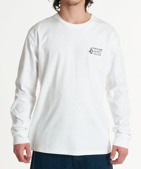 VOLCOM メンズ WORKWEAR LS ロンT 【2026年秋冬モデル】 WHT / XL