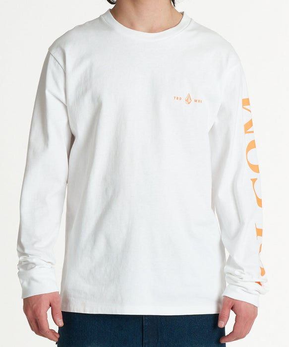 VOLCOM メンズ MONTREY LS ロンT 【2026年秋冬モデル】 WHT / XL