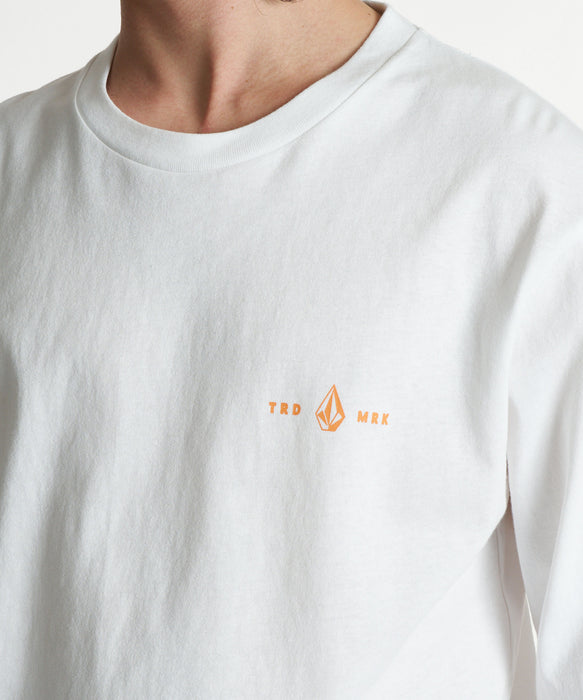 VOLCOM メンズ MONTREY LS ロンT 【2026年秋冬モデル】 WHT / XL