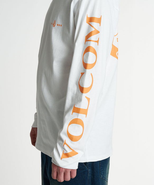 VOLCOM メンズ MONTREY LS ロンT 【2026年秋冬モデル】 WHT / XL