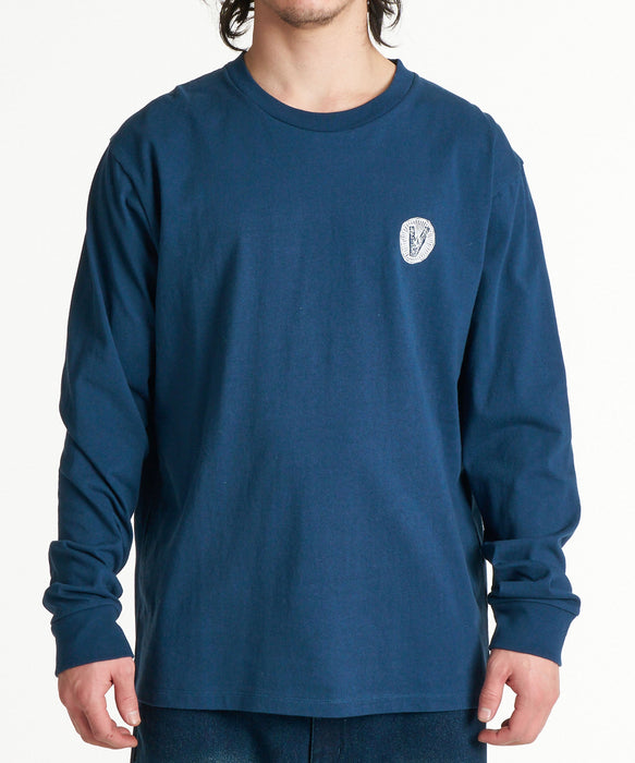 VOLCOM メンズ SKATE VITALS LS ロンT 【2026年秋冬モデル】 NVY / XL