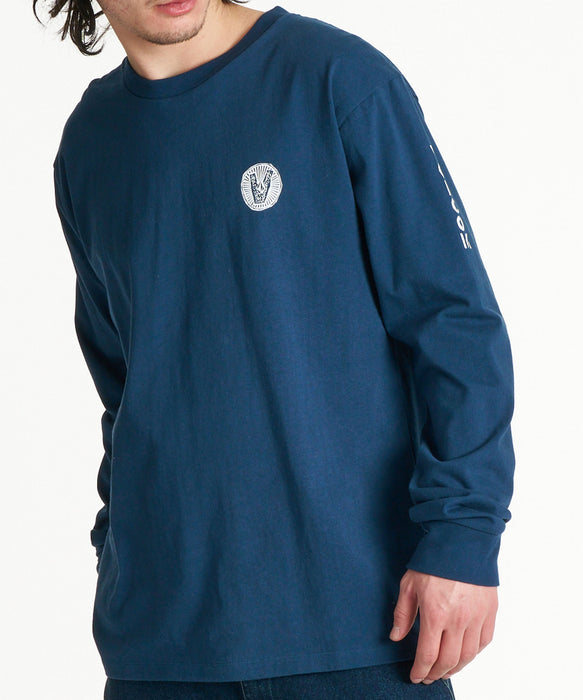 VOLCOM メンズ SKATE VITALS LS ロンT 【2026年秋冬モデル】 NVY / XL