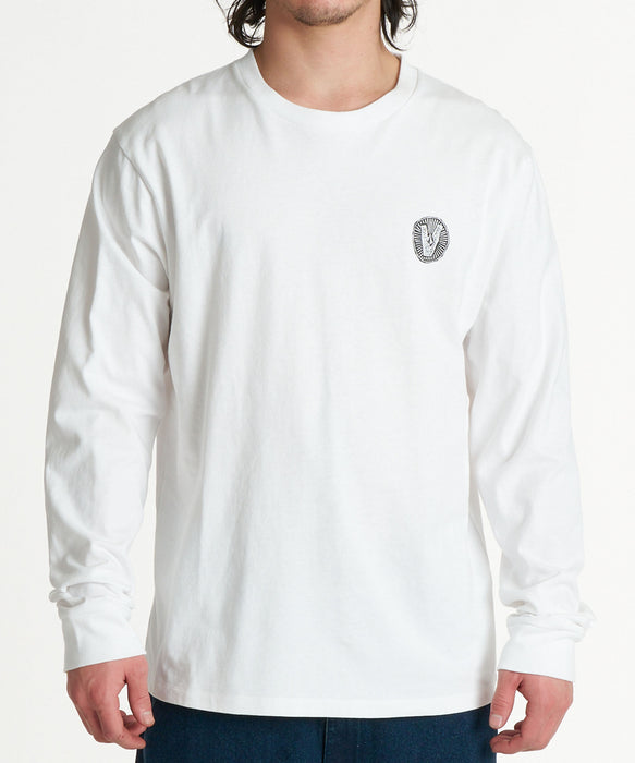 VOLCOM メンズ SKATE VITALS LS ロンT 【2026年秋冬モデル】 WHT / XL