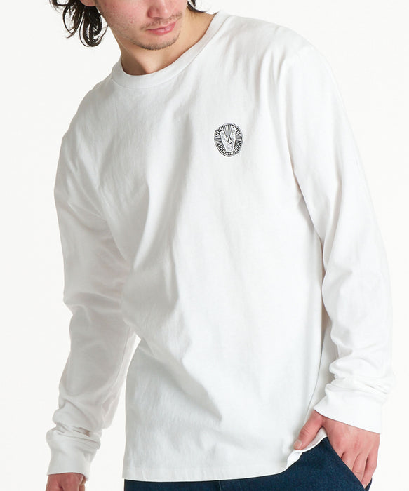 VOLCOM メンズ SKATE VITALS LS ロンT 【2026年秋冬モデル】 WHT / XL