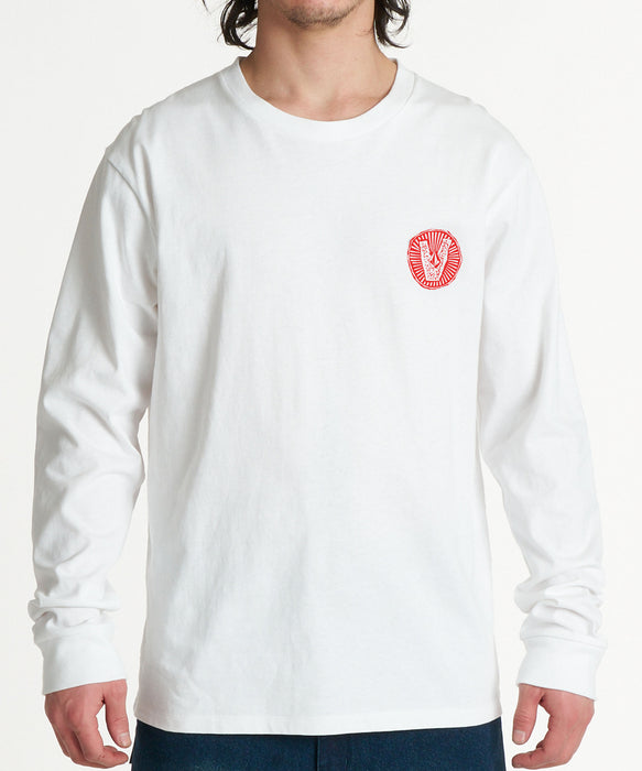 VOLCOM メンズ STONESTOWN LS ロンT 【2026年秋冬モデル】 WHT / XL