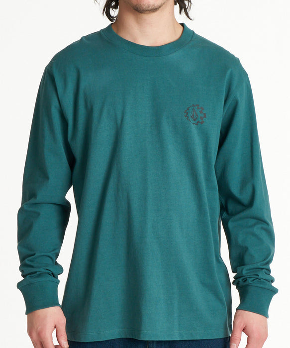 VOLCOM メンズ VEGA LS ロンT 【2026年秋冬モデル】 GRN / XL