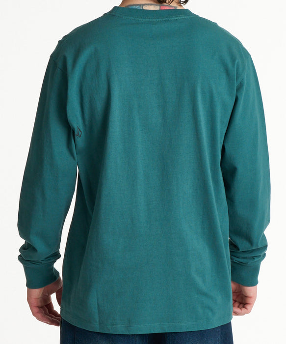 VOLCOM メンズ VEGA LS ロンT 【2026年秋冬モデル】 GRN / XL