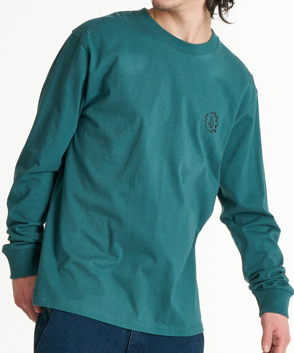 VOLCOM メンズ VEGA LS ロンT 【2026年秋冬モデル】 GRN / XL