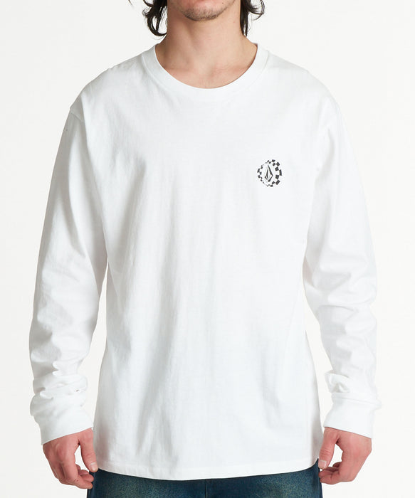VOLCOM メンズ VEGA LS ロンT 【2026年秋冬モデル】 WHT / XL