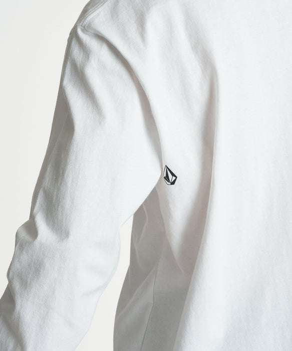 VOLCOM メンズ VEGA LS ロンT 【2026年秋冬モデル】 WHT / XL