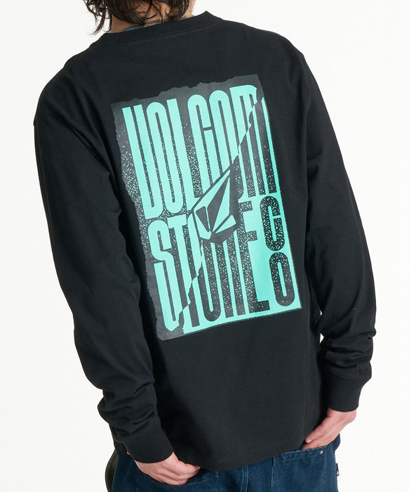 VOLCOM メンズ KROSSANT LS ロンT 【2026年秋冬モデル】 FBK / XL