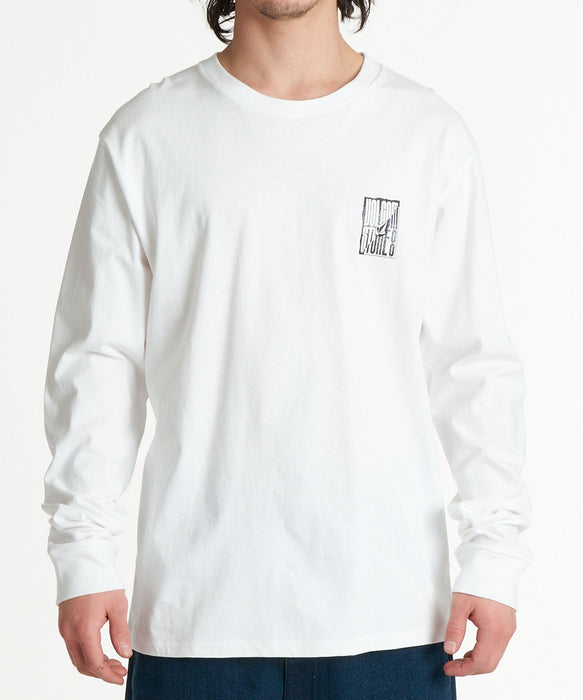 VOLCOM メンズ KROSSANT LS ロンT 【2026年秋冬モデル】 WHT / XL