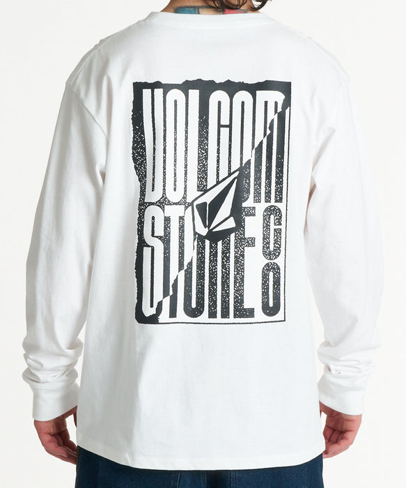 VOLCOM メンズ KROSSANT LS ロンT 【2026年秋冬モデル】 WHT / XL