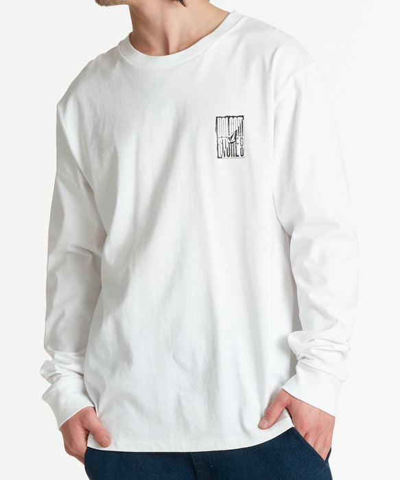 VOLCOM メンズ KROSSANT LS ロンT 【2026年秋冬モデル】 WHT / XL