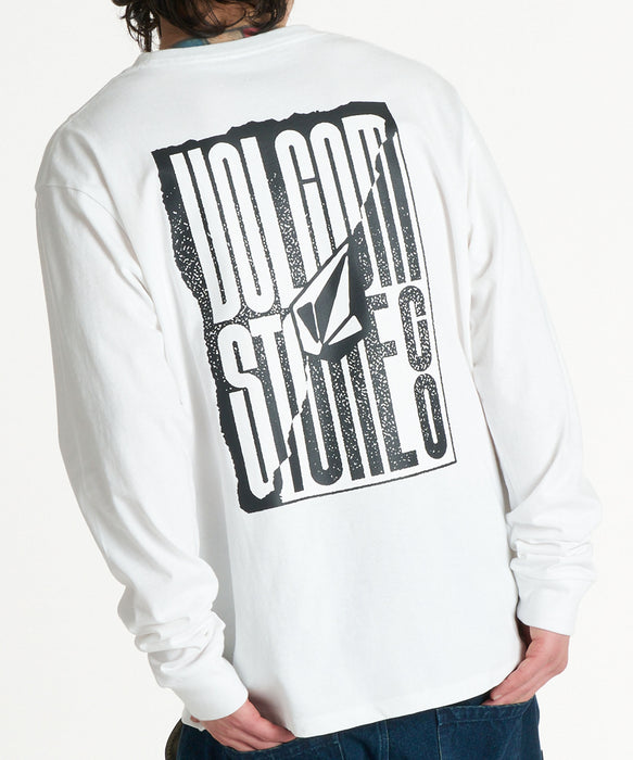 VOLCOM メンズ KROSSANT LS ロンT 【2026年秋冬モデル】 WHT / XL