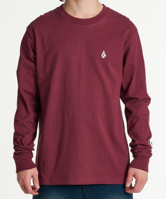 VOLCOM メンズ TRUE TO THIS LS ロンT 【2026年秋冬モデル】 BUR / XL