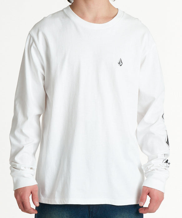 VOLCOM メンズ TRUE TO THIS LS ロンT 【2026年秋冬モデル】 WHT / XL