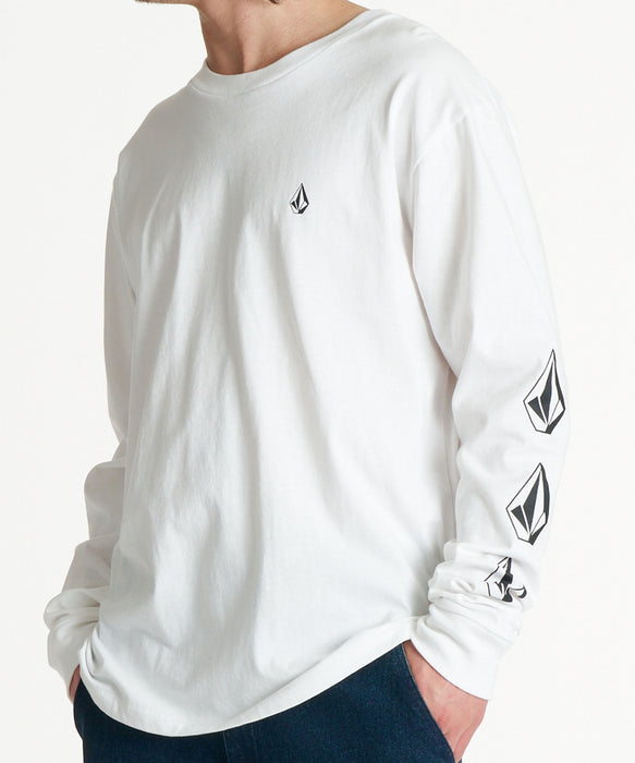 VOLCOM メンズ TRUE TO THIS LS ロンT 【2026年秋冬モデル】 WHT / XL