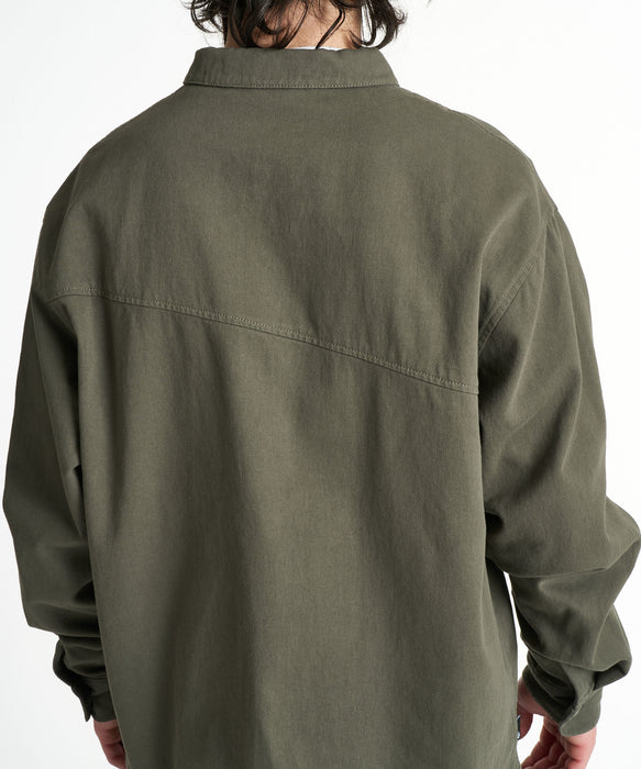 VOLCOM メンズ THE EVERGREEN LS SHIRTS 長袖シャツ 【2026年秋冬モデル】 OLV / XL