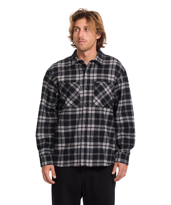 VOLCOM メンズ HUNKSTONE LS 長袖シャツ 【2026年秋冬モデル】 MBM / XL