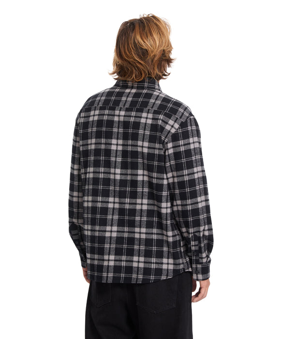 VOLCOM メンズ HUNKSTONE LS 長袖シャツ 【2026年秋冬モデル】 MBM / XL