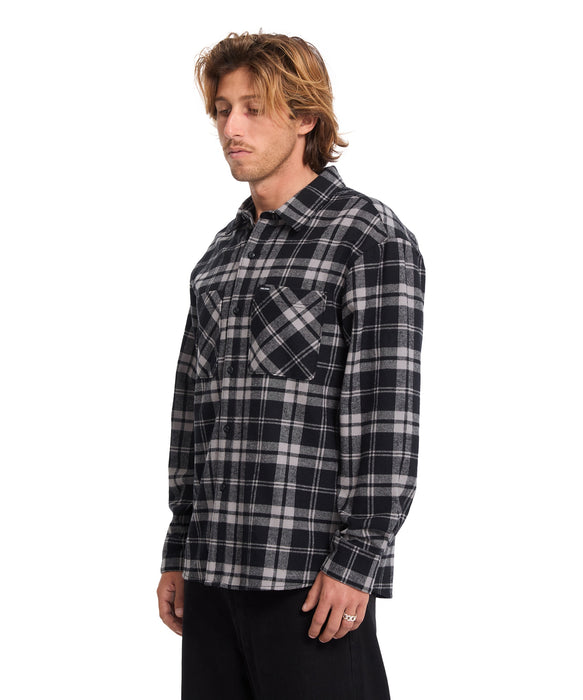 VOLCOM メンズ HUNKSTONE LS 長袖シャツ 【2026年秋冬モデル】 MBM / XL