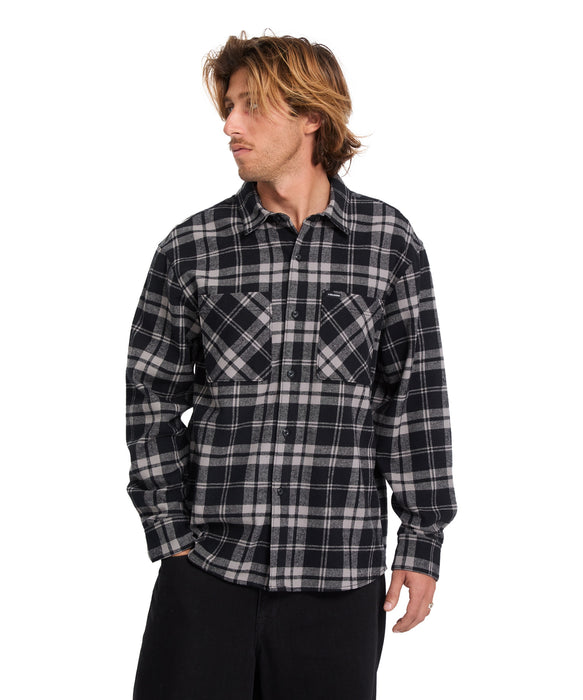 VOLCOM メンズ HUNKSTONE LS 長袖シャツ 【2026年秋冬モデル】 MBM / XL
