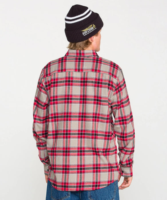 VOLCOM 男裝 CADEN PLAID LS 長袖襯衫 【2026年秋冬款】