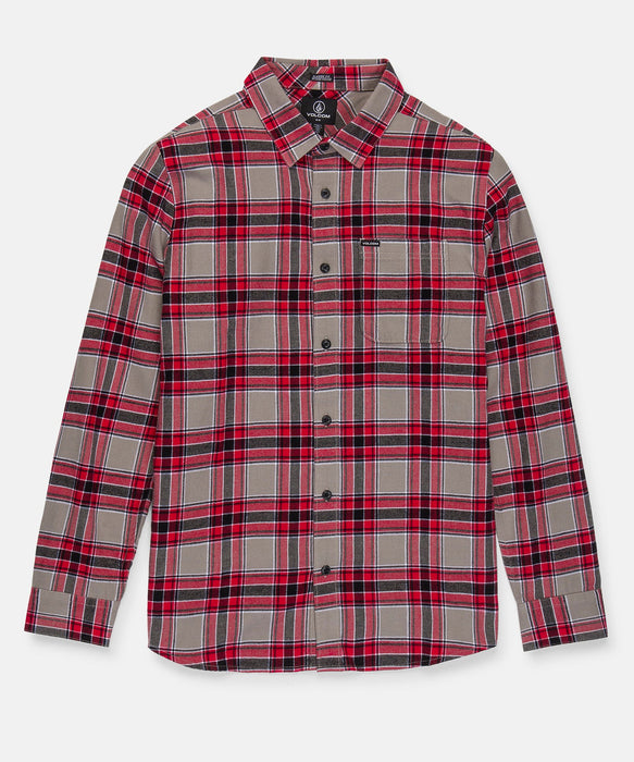 VOLCOM 男裝 CADEN PLAID LS 長袖襯衫 【2026年秋冬款】