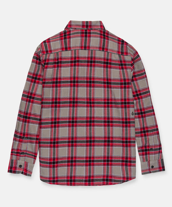 VOLCOM 男裝 CADEN PLAID LS 長袖襯衫 【2026年秋冬款】