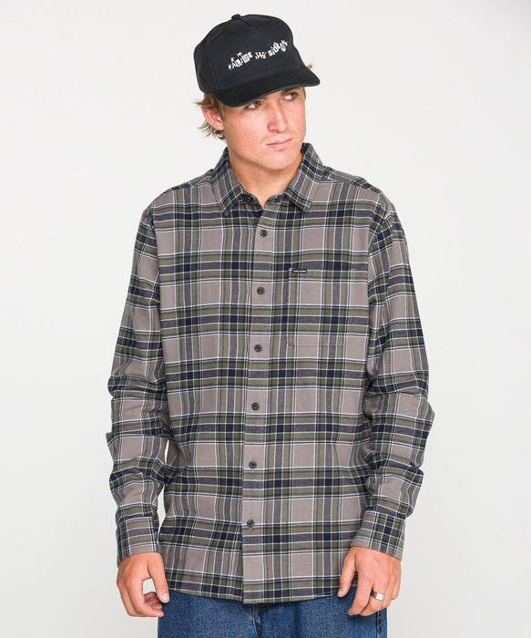 VOLCOM 男裝 CADEN PLAID LS 長袖襯衫 【2026年秋冬款】