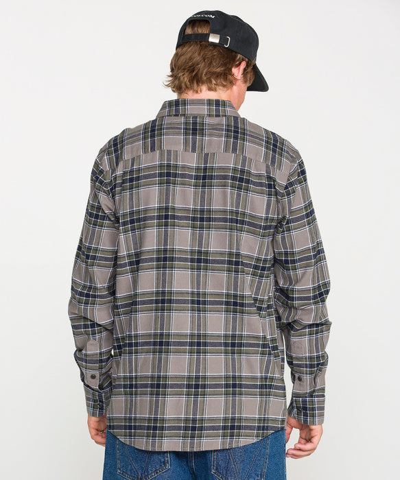 VOLCOM 男裝 CADEN PLAID LS 長袖襯衫 【2026年秋冬款】