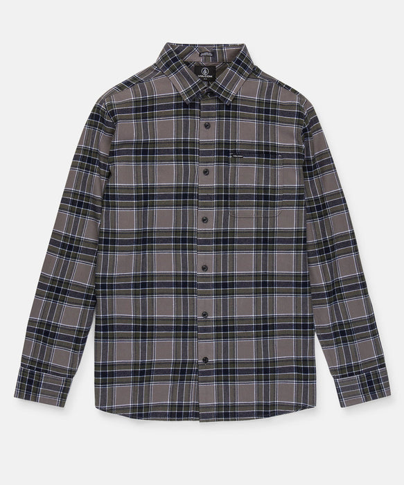 VOLCOM 男裝 CADEN PLAID LS 長袖襯衫 【2026年秋冬款】