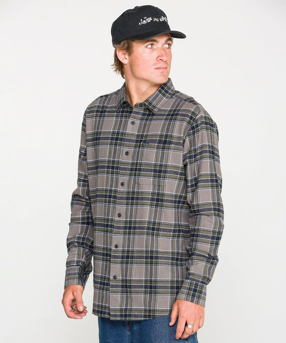 VOLCOM 男裝 CADEN PLAID LS 長袖襯衫 【2026年秋冬款】